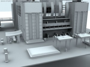 mall Modello 3D