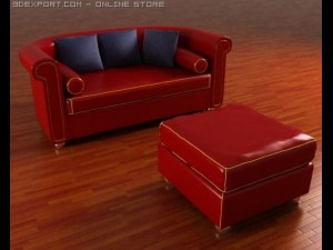 sofa model Model 3D
