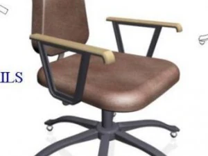 sedia da ufficio Modello 3D