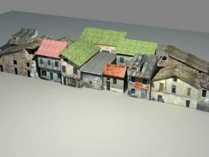 ローポリの家 3Dモデル