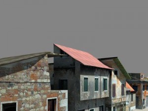 low poly houses Modelo 3D