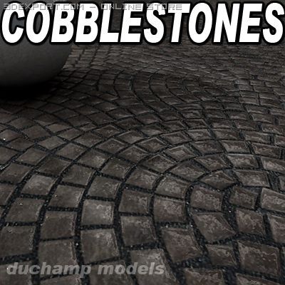 cobblestone complex texture CG Dokuları .c4d .max .obj .3ds .fbx .stl .blend 