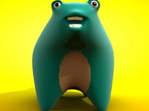 tubby cartoon character 3D Model