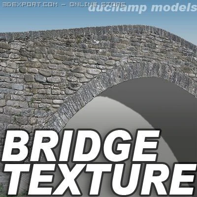 textura de ponte de pedra Texturas CG .c4d .max .obj .3ds .fbx .stl .blend