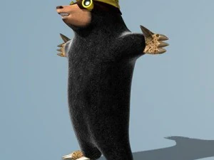 3 cartoon characters bundle 3D Model