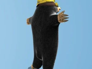 3 cartoon characters bundle 3D Model