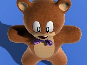 3 cartoon characters bundle 3D Model