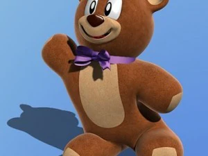 3 cartoon characters bundle 3D Model