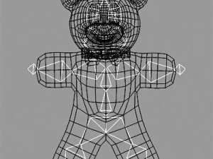 3 cartoon characters bundle 3D Model