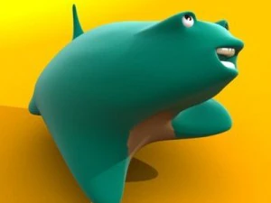 3 cartoon characters bundle 3D Model