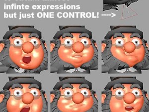 cartoon dwarf leprechaun rig Modèle 3D