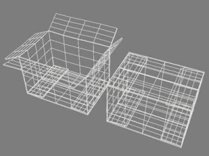 cardboard box 3D Model