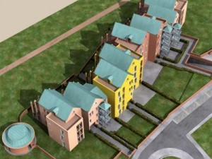 residential complex Modelo 3D