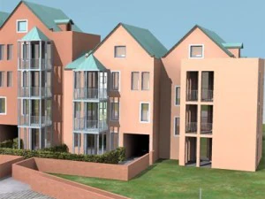 residential complex 3D Model