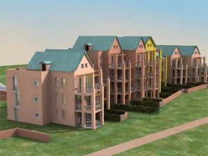 residential complex 3D Model