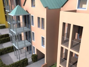 residential complex Modelo 3D