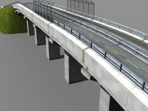 highway bridge 3D Model