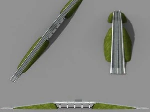 highway bridge 3D Model