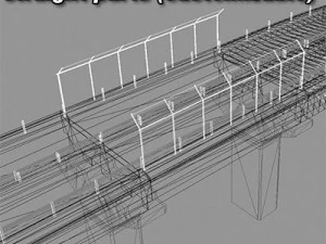 highway bridge 3D Model