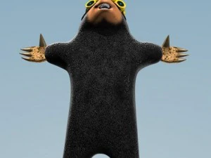 personaggio dei cartoni animati di talpa Modello 3D