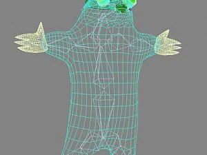 personaggio dei cartoni animati di talpa Modello 3D