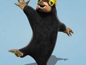 personaggio dei cartoni animati di talpa Modello 3D