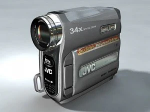 jvc 캠코더 3D 모델