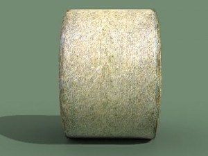 hay round bale Modèle 3D