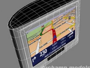 tomtom gps navigator Model 3D