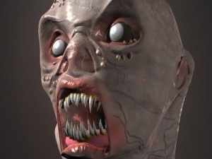monster head Model 3D