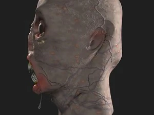 괴물 머리 3D 모델