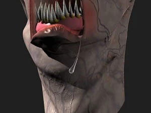 괴물 머리 3D 모델