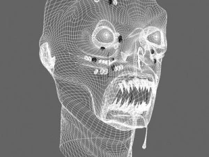 괴물 머리 3D 모델