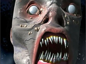 괴물 머리 3D 모델