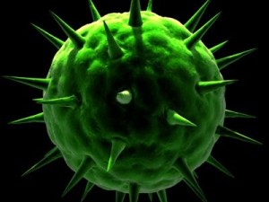 spherical virus cell Modelo 3D