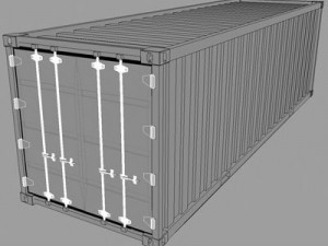 iso container 2 3D मॉडल
