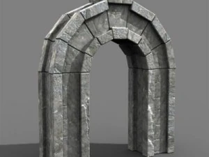 arco de piedra Modelo 3D