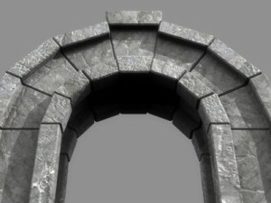 stone arch Model 3D