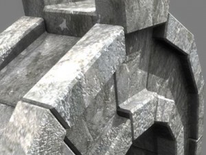 stone arch Model 3D