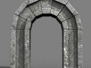 stone arch Model 3D