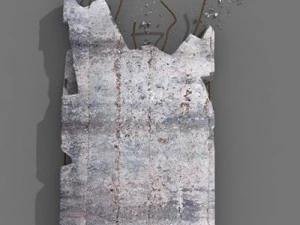 concrete wall chunk 3D Model