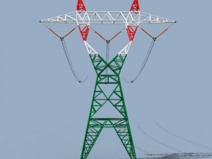 high voltage powerline 3D मॉडल