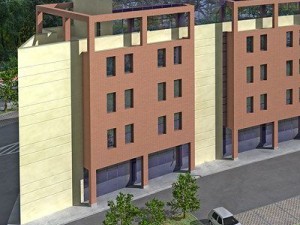 office building Modello 3D