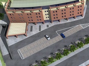 office building Modello 3D