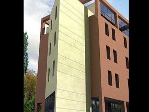 office building Modello 3D