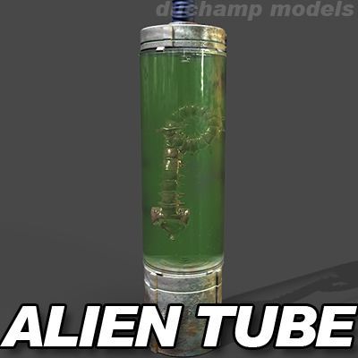 experiment tube 3D 模型 .c4d .max .obj .3ds .fbx .stl .blend 