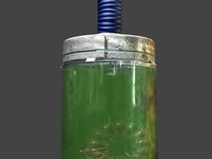 experiment tube 3D 模型