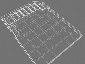 sd card Model 3D