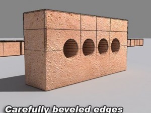 bricks and pallet Modèle 3D