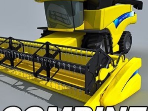 combine harvester 3D Model